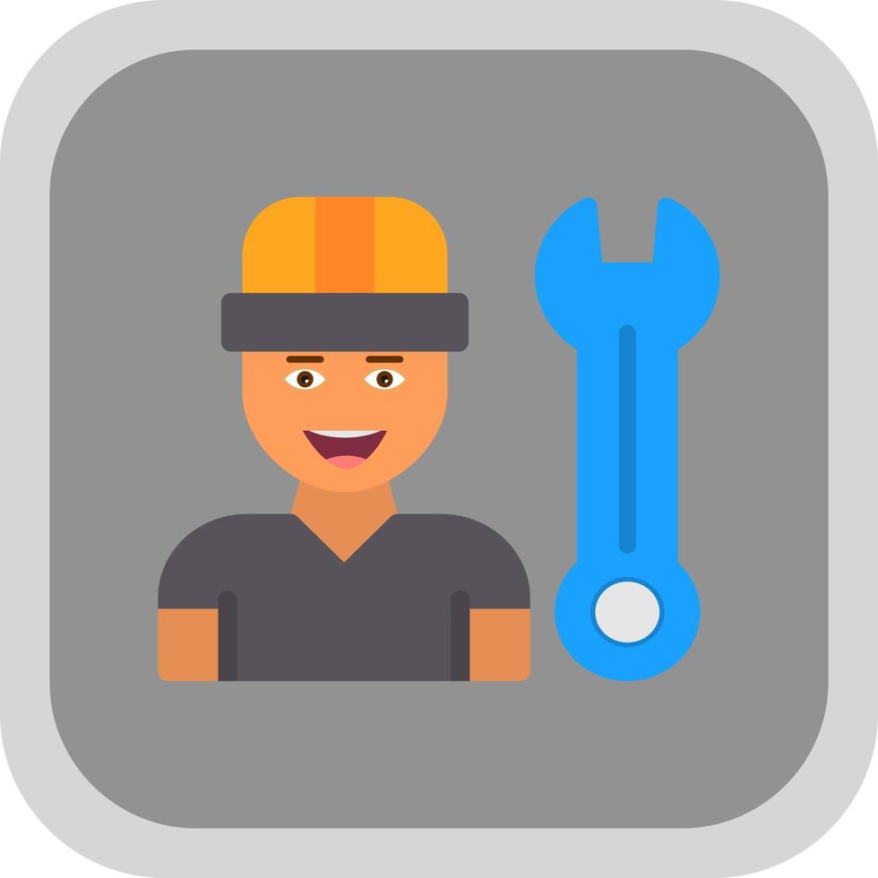 diseño de icono de vector de trabajador