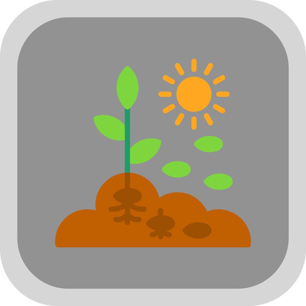 Seeding Vector Icon Design