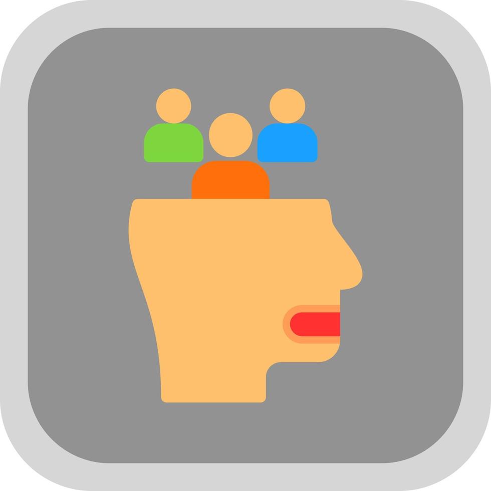 Social Anxiety Vector Icon Design