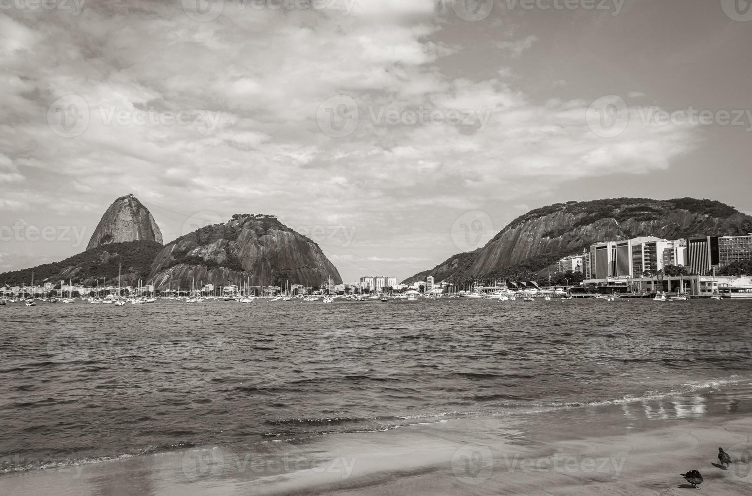 Sugarloaf mountain Pao de Acucar panorama Rio de Janeiro Brazil. photo