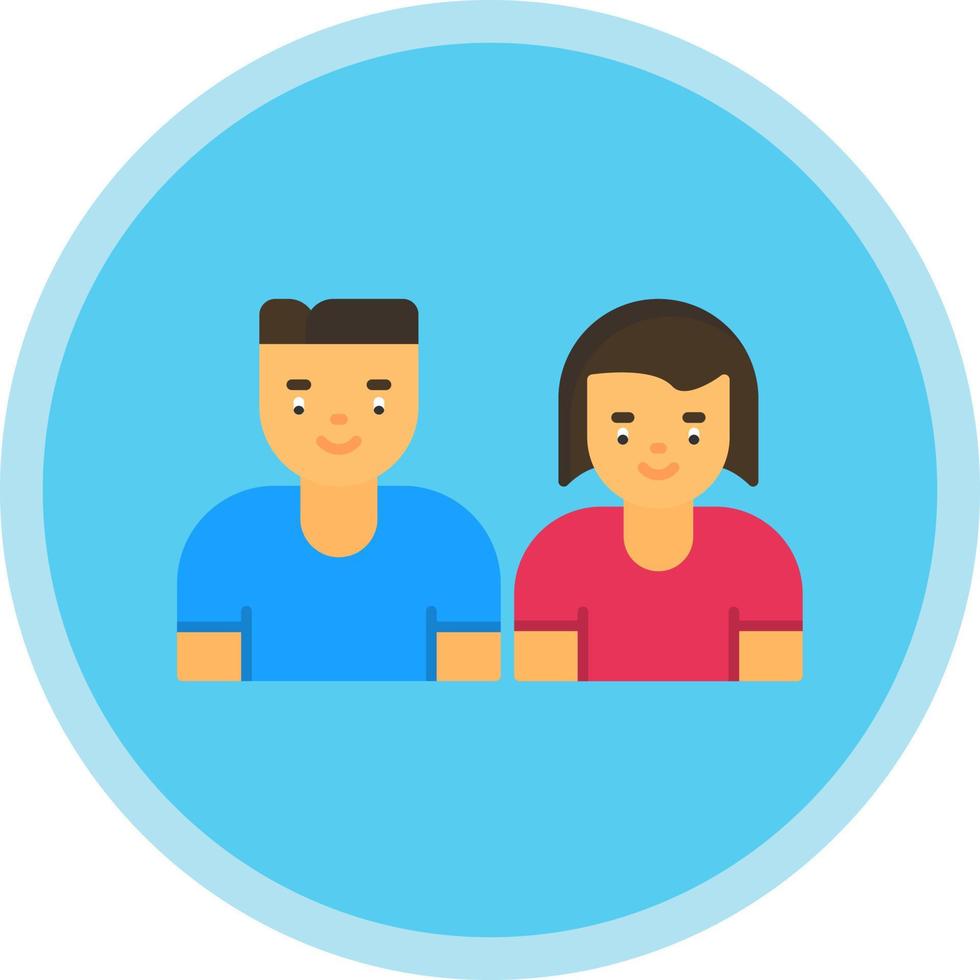Couple Vector Icon Design