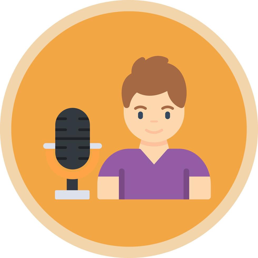 Singer Vector Icon Design