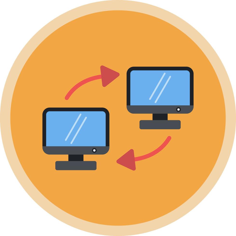 diseño de icono de vector de transferencia de datos