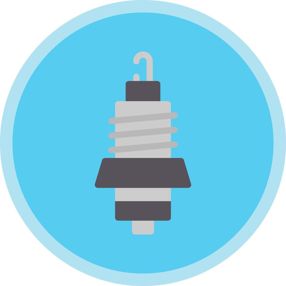 Spark Plug Vector Icon Design