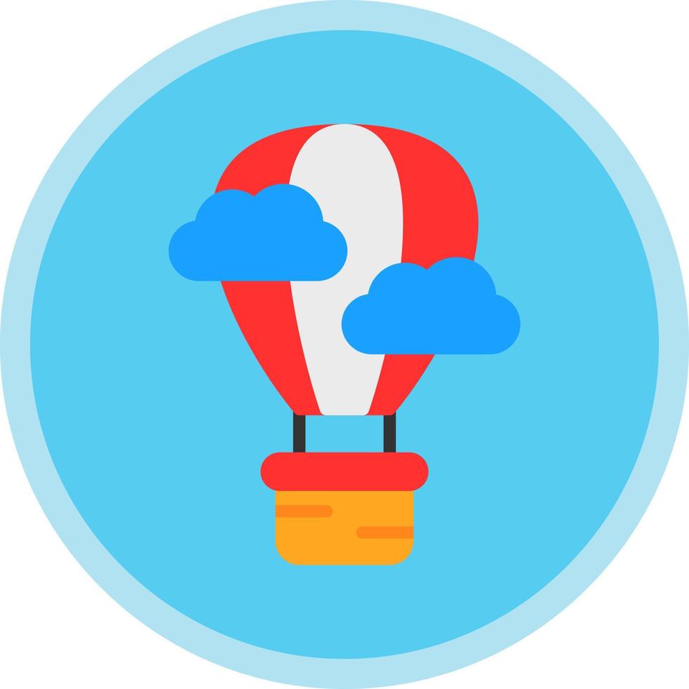 Air Balloon Vector Icon Design