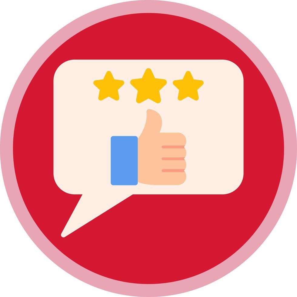 Good Feedback Vector Icon Design