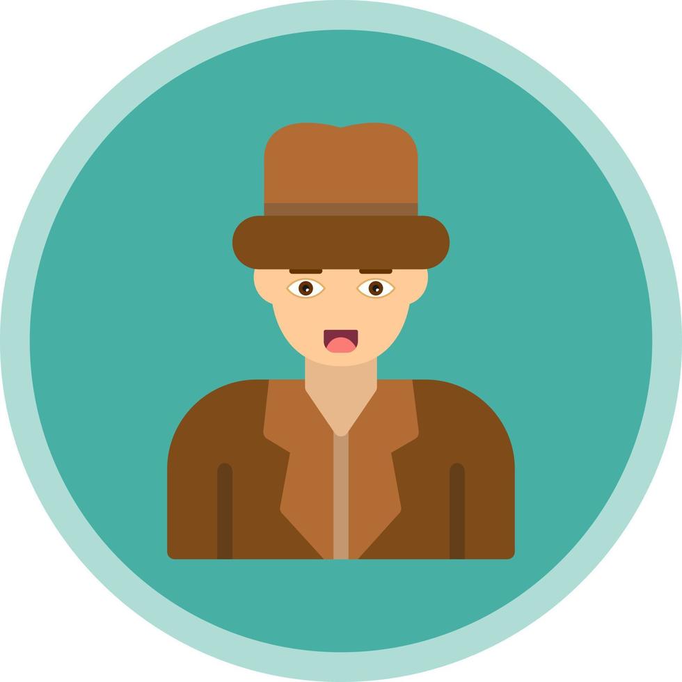 Detective Vector Icon Design