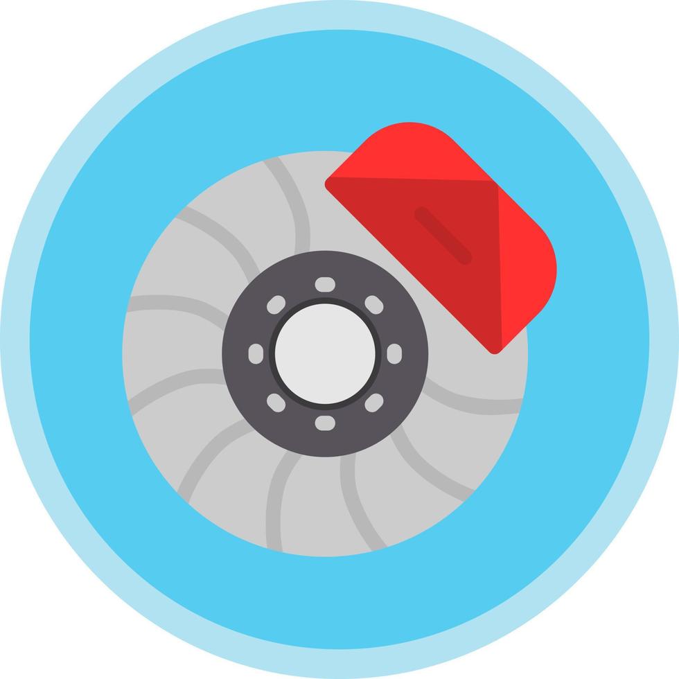 Brake Disc Vector Icon Design