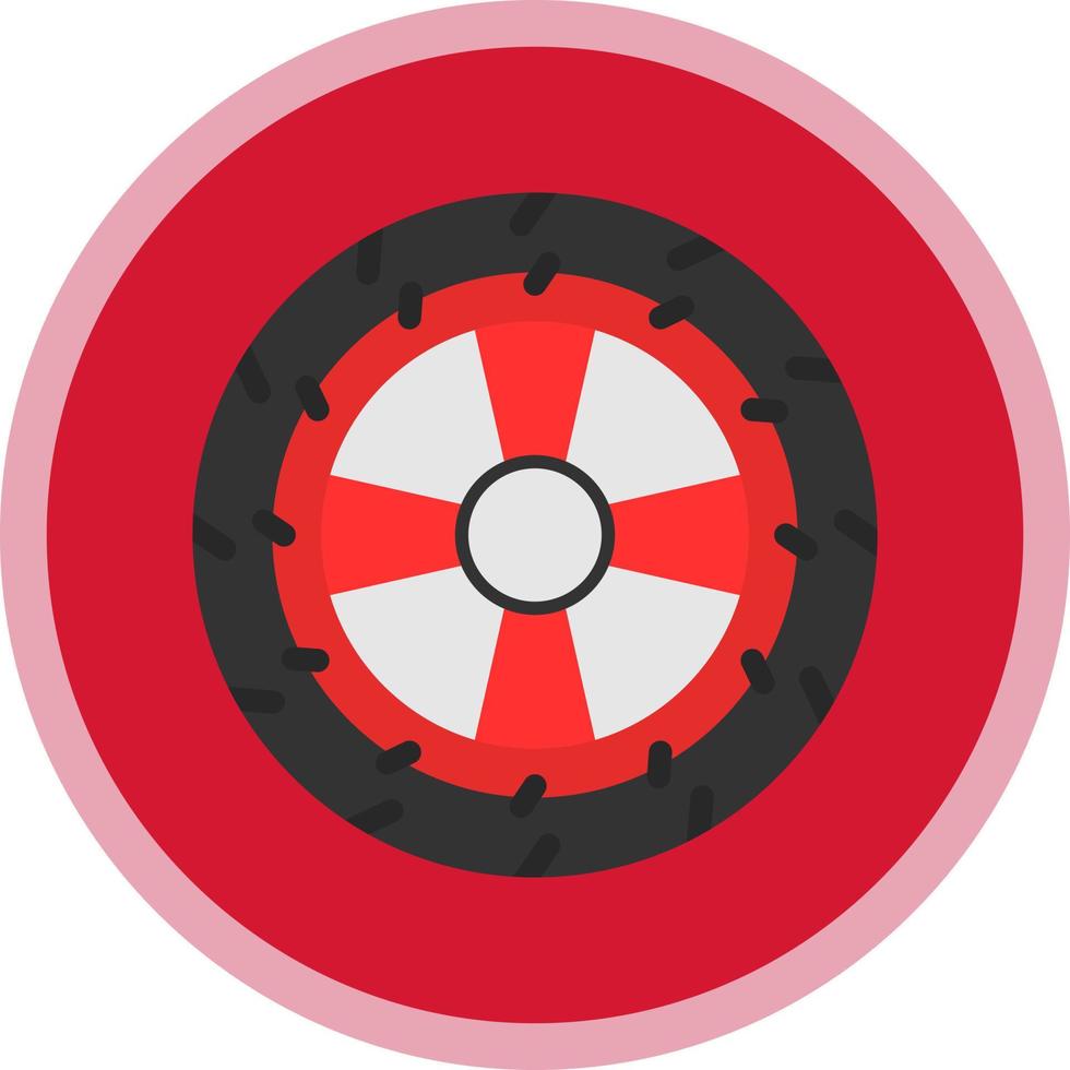 Wheel Vector Icon Design