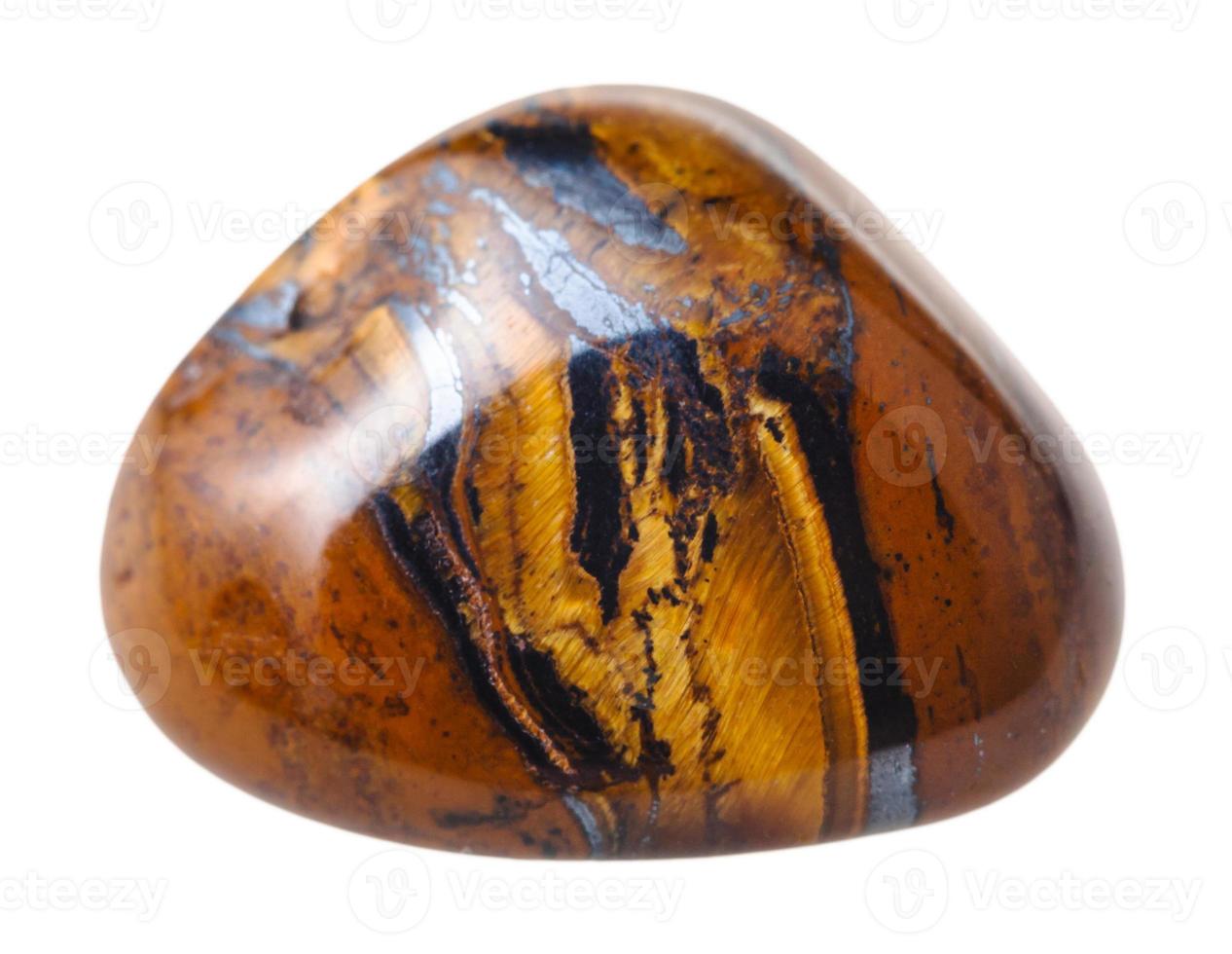 Tigers eye Tiger eye gemstone isolated photo