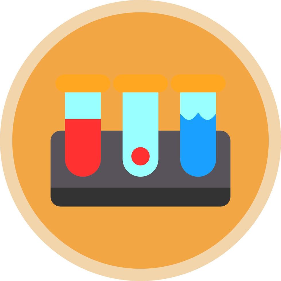 Test Tubes Vector Icon Design