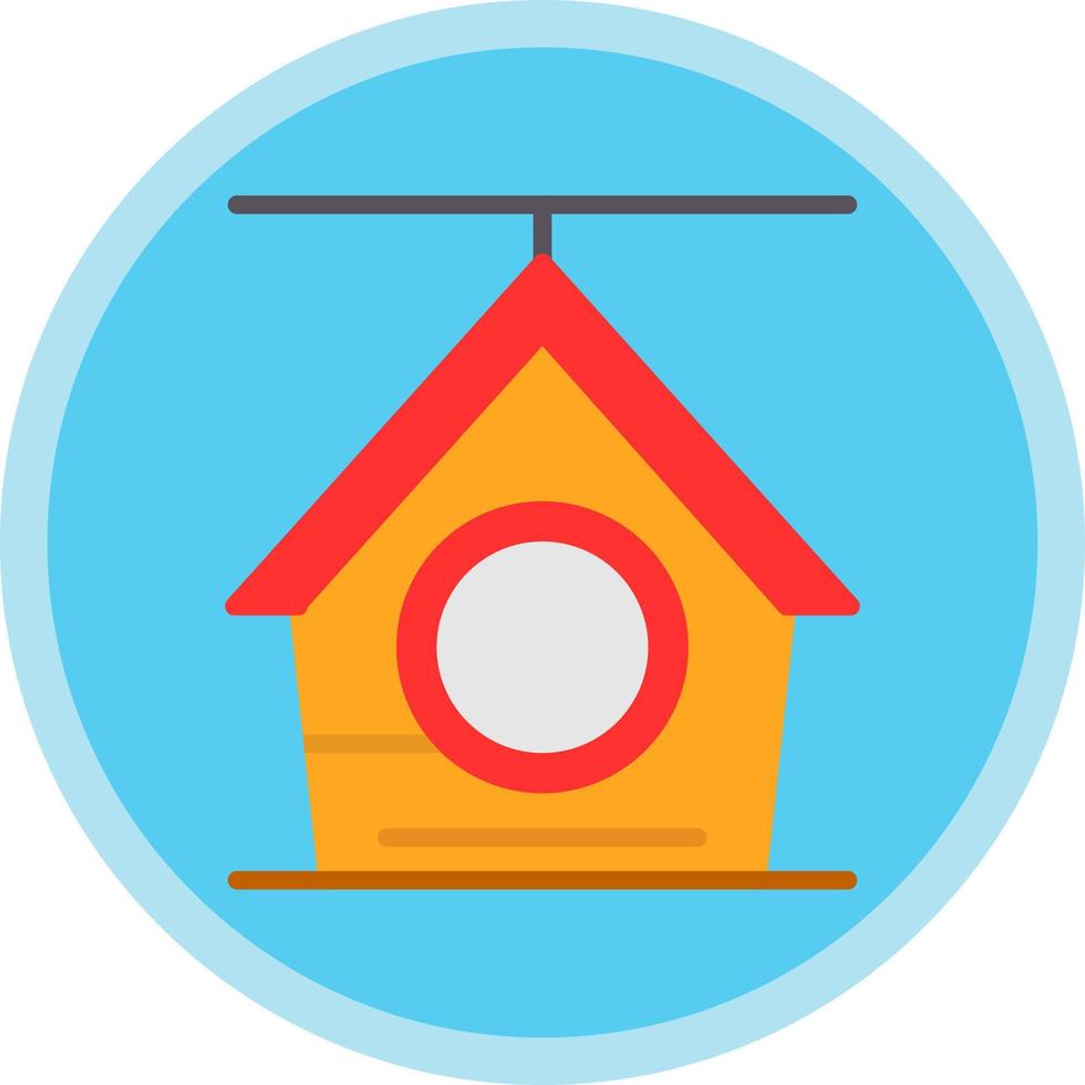 Bird House Vector Icon Design