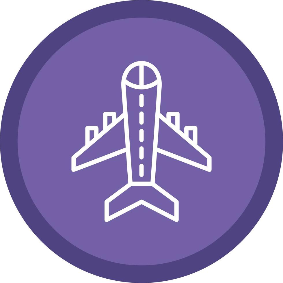 diseño de icono de vector de avión