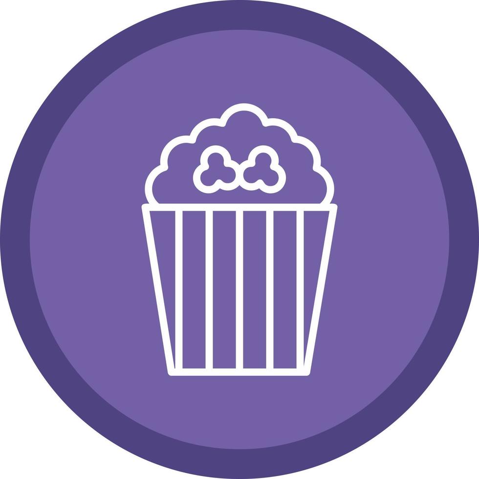 Pop Corn Vector Icon Design