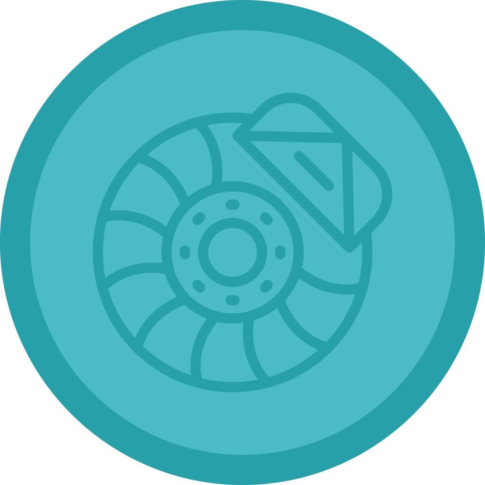 Brake Disc Vector Icon Design