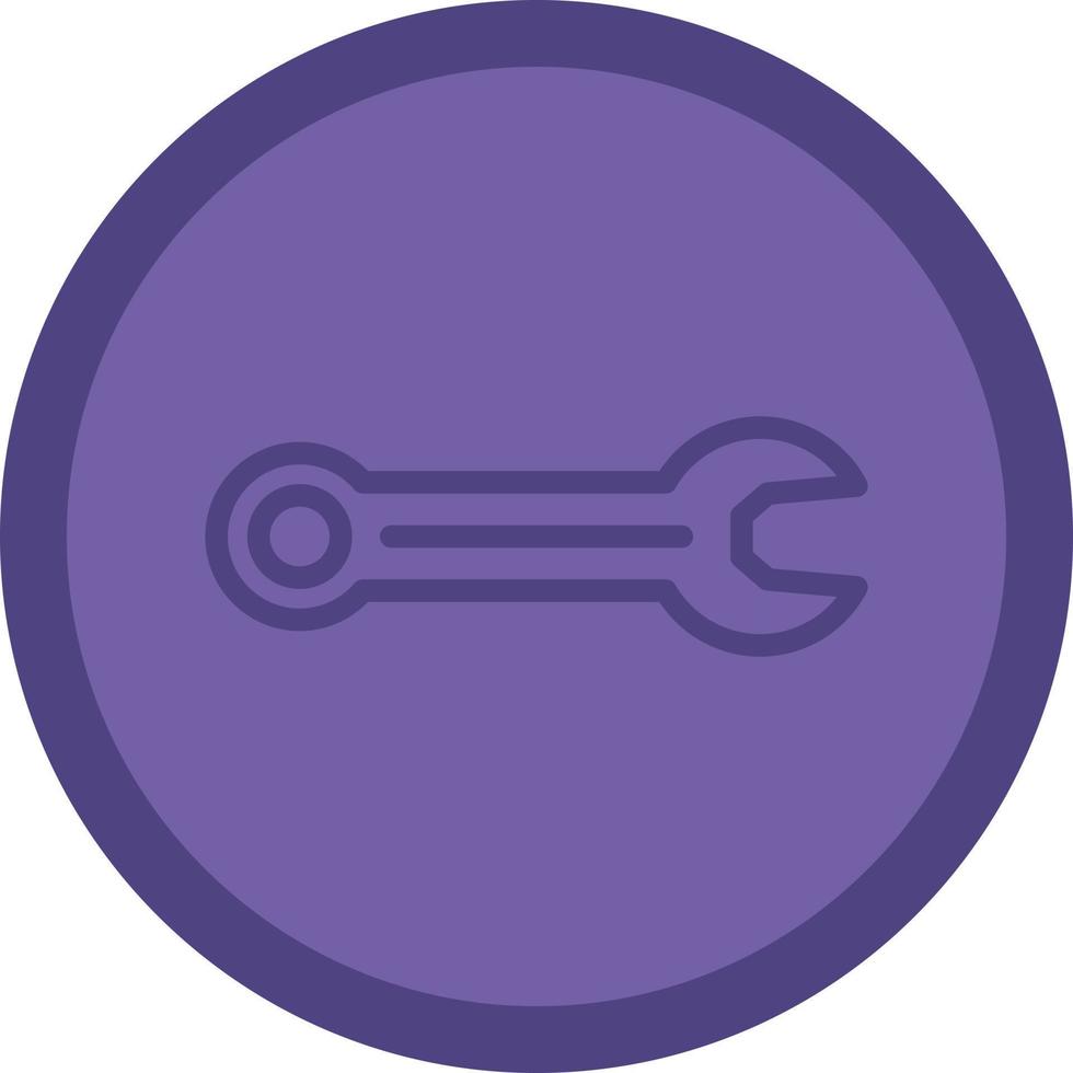 Spanner Vector Icon Design