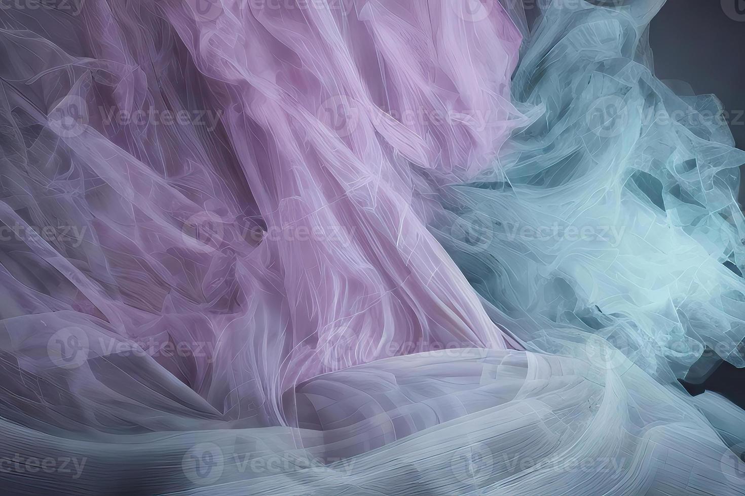 Smooth Silk Background with Artistic Pastel Color Flow and Abstract Pattern photo