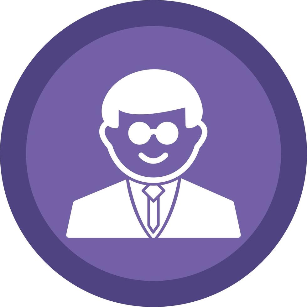 Professor Vector Icon Design