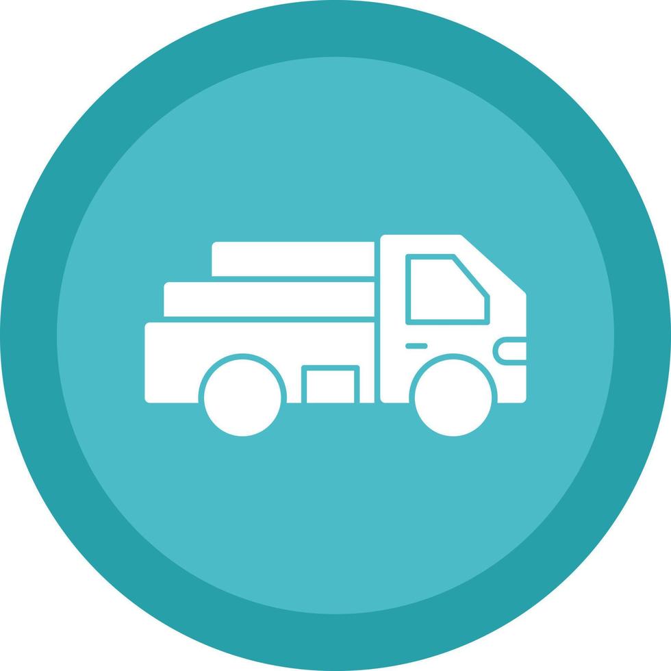 Pickup Truck Vector Icon Design