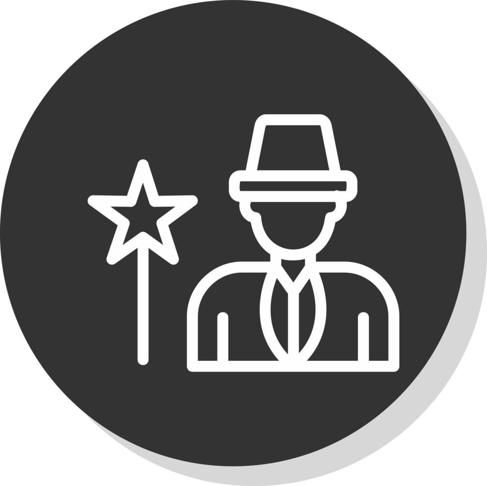 Magician Vector Icon Design