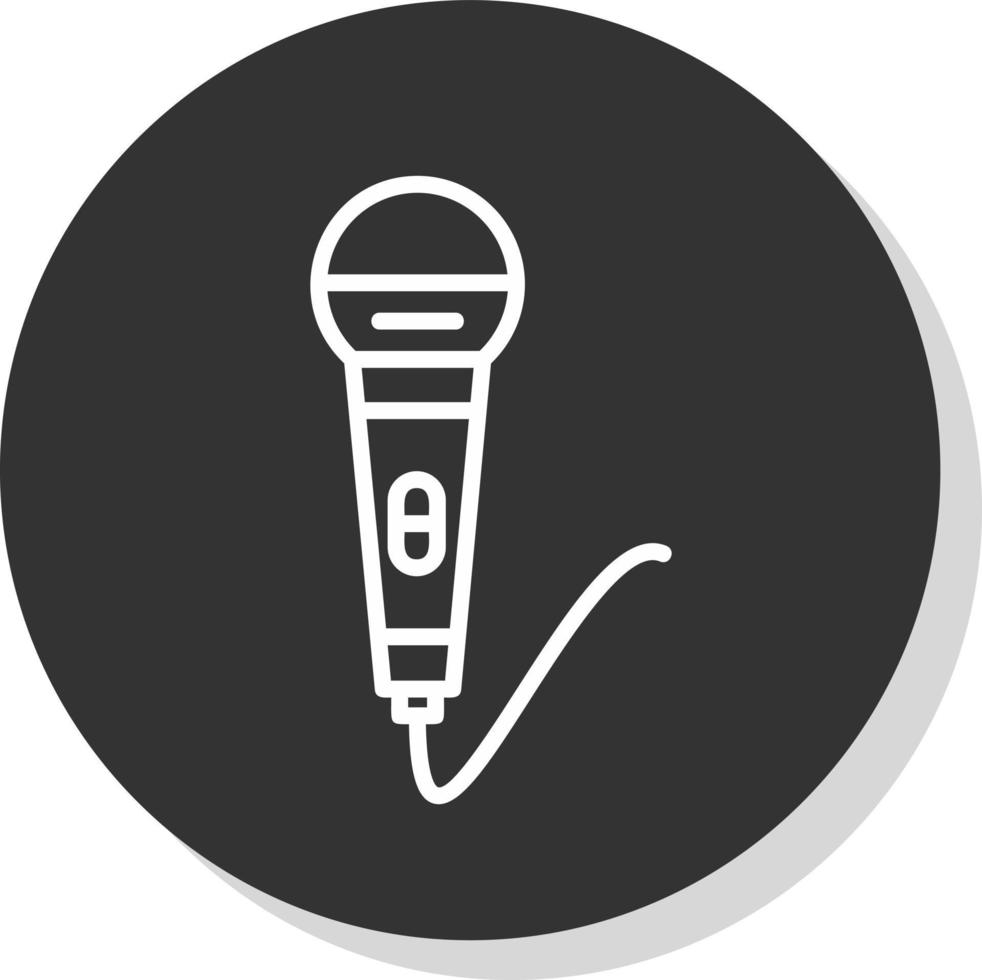 Mic Vector Icon Design