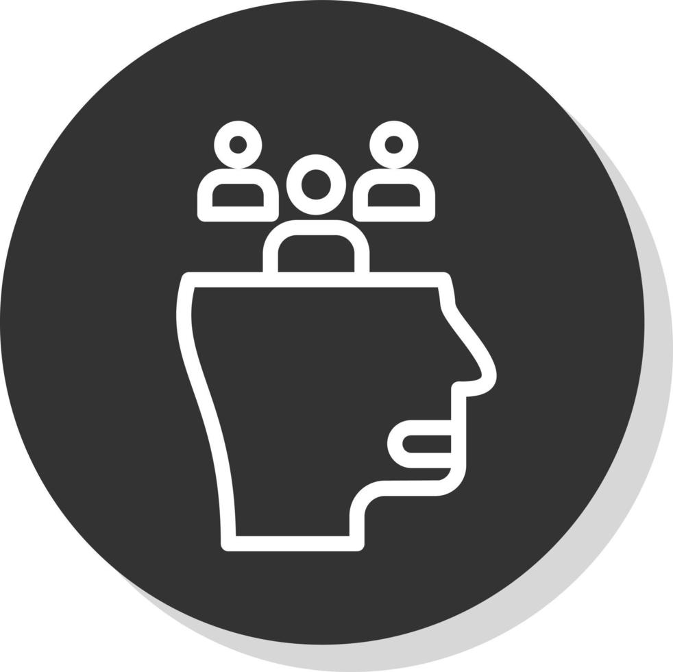 Social Anxiety Vector Icon Design