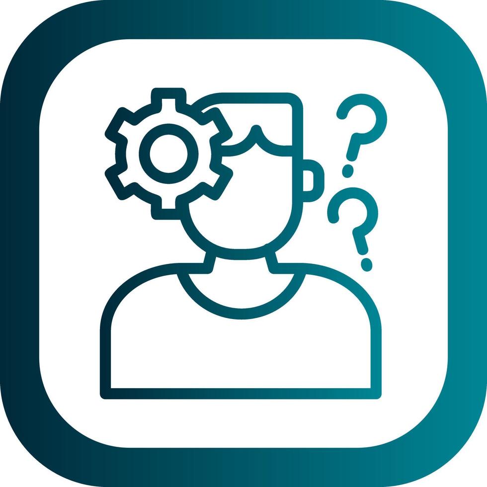 Hallucination Vector Icon Design
