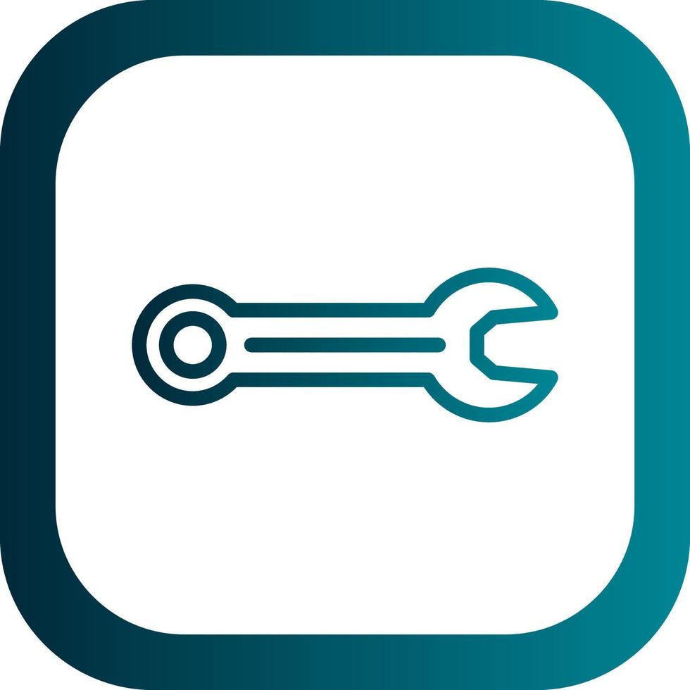 Spanner Vector Icon Design