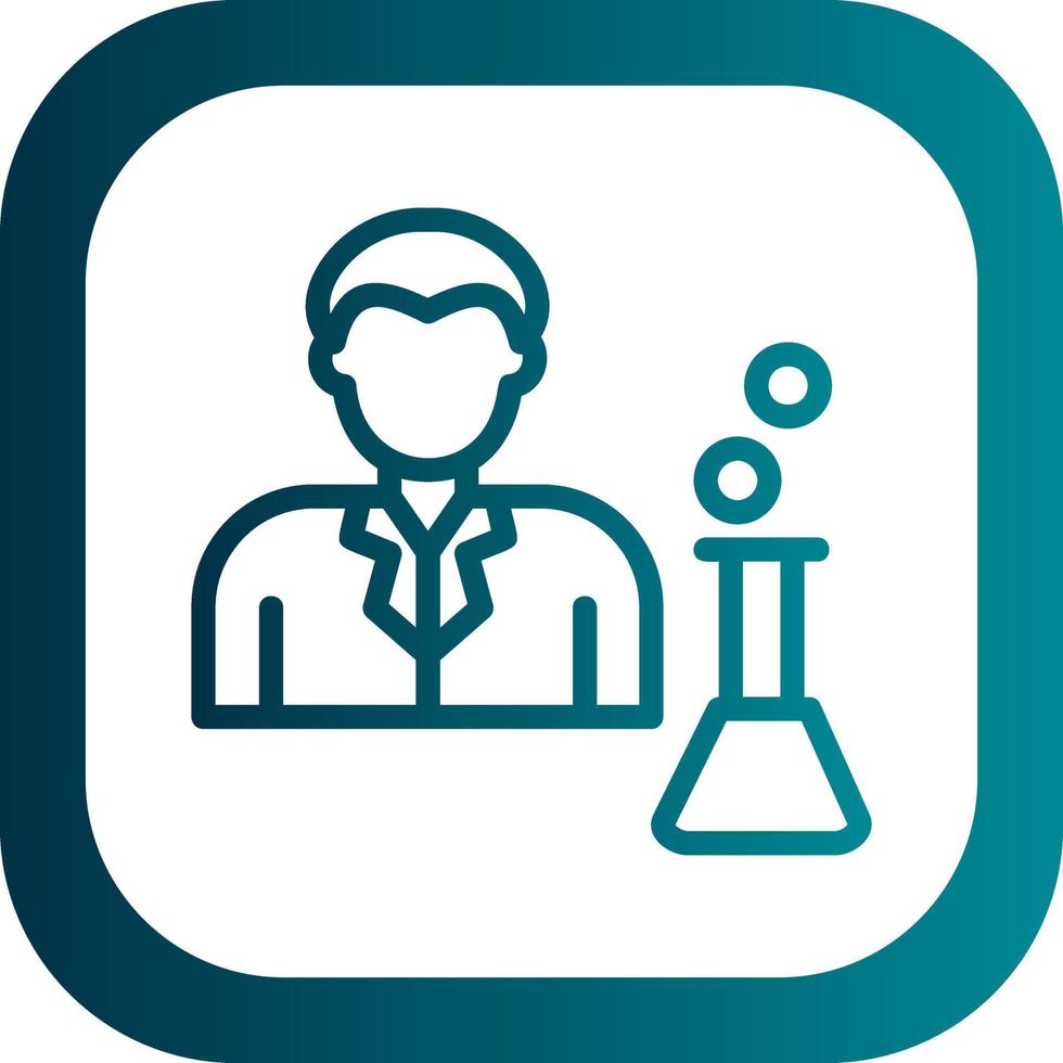 Lab Technician Vector Icon Design