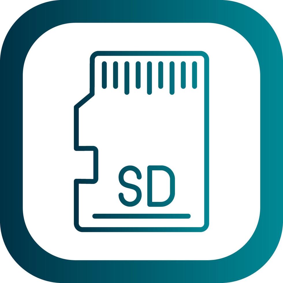 Sd Card Vector Icon Design