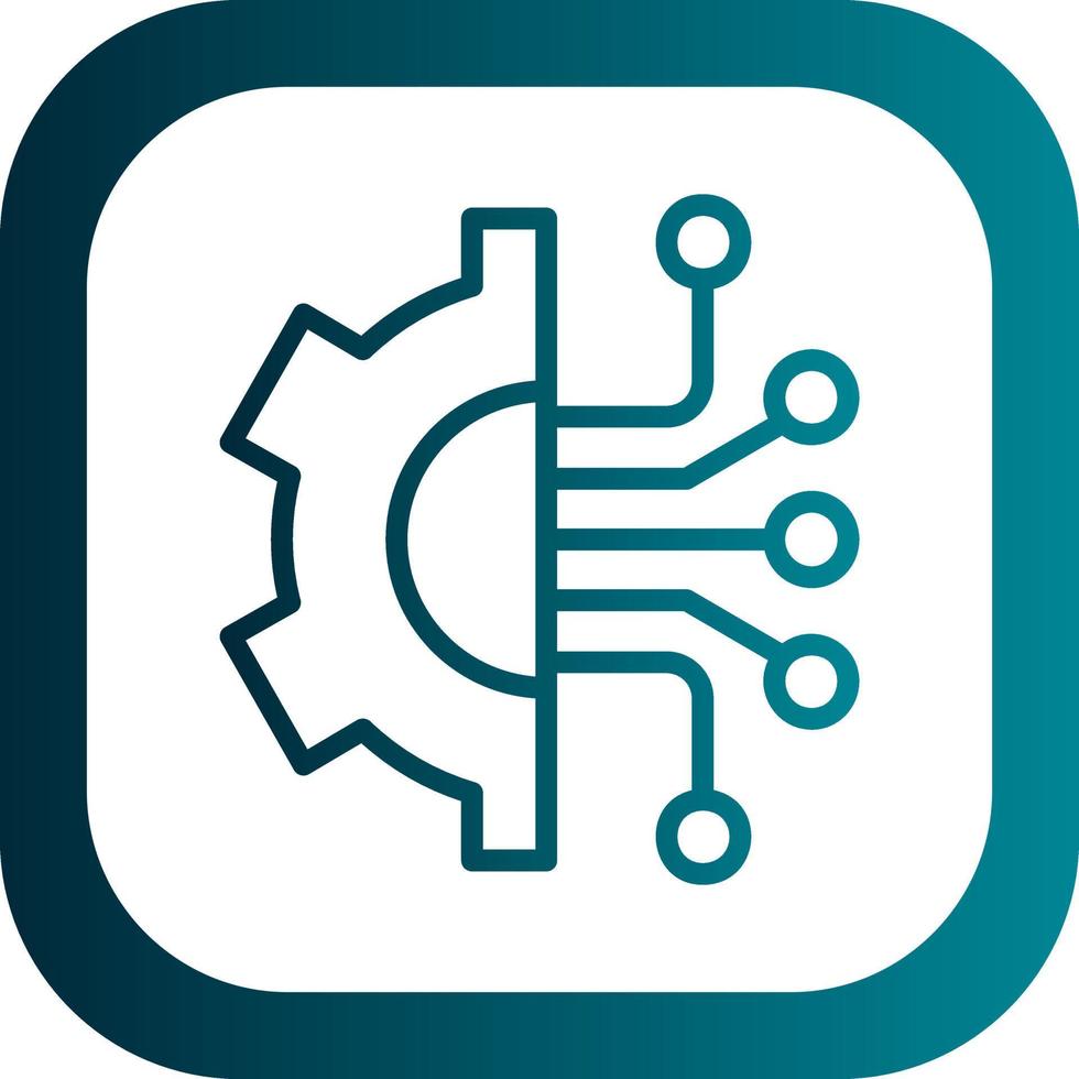 Deep Learning Vector Icon Design