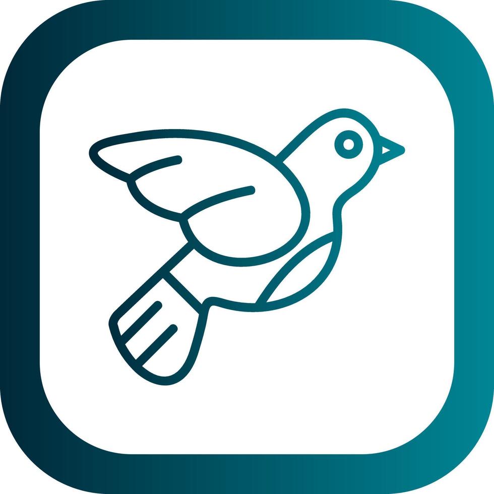 Dove Vector Icon Design