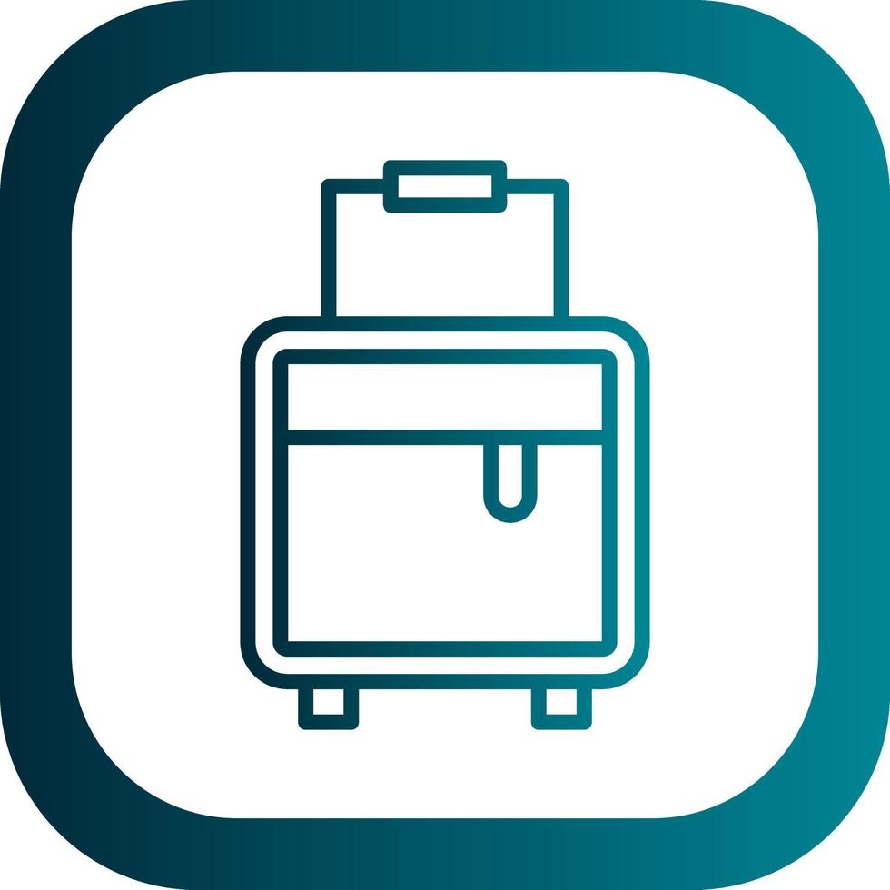 Luggage Vector Icon Design
