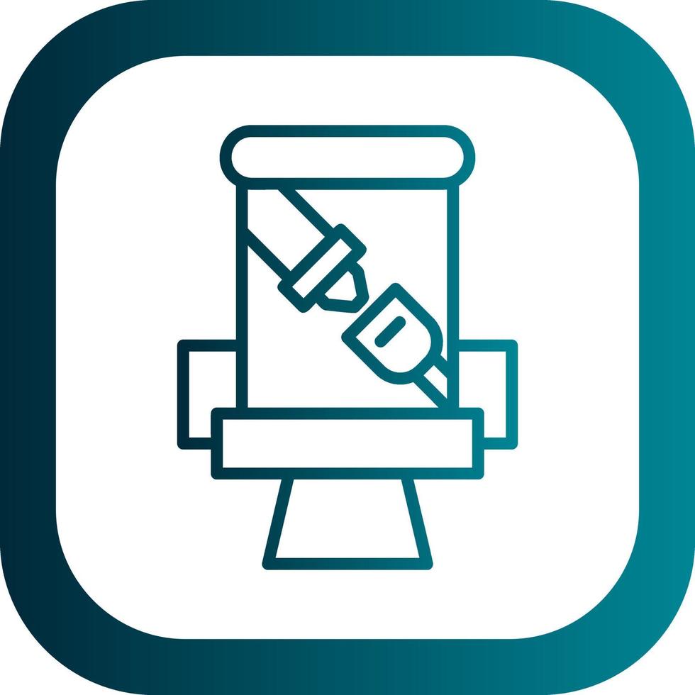 Seat Belt Vector Icon Design