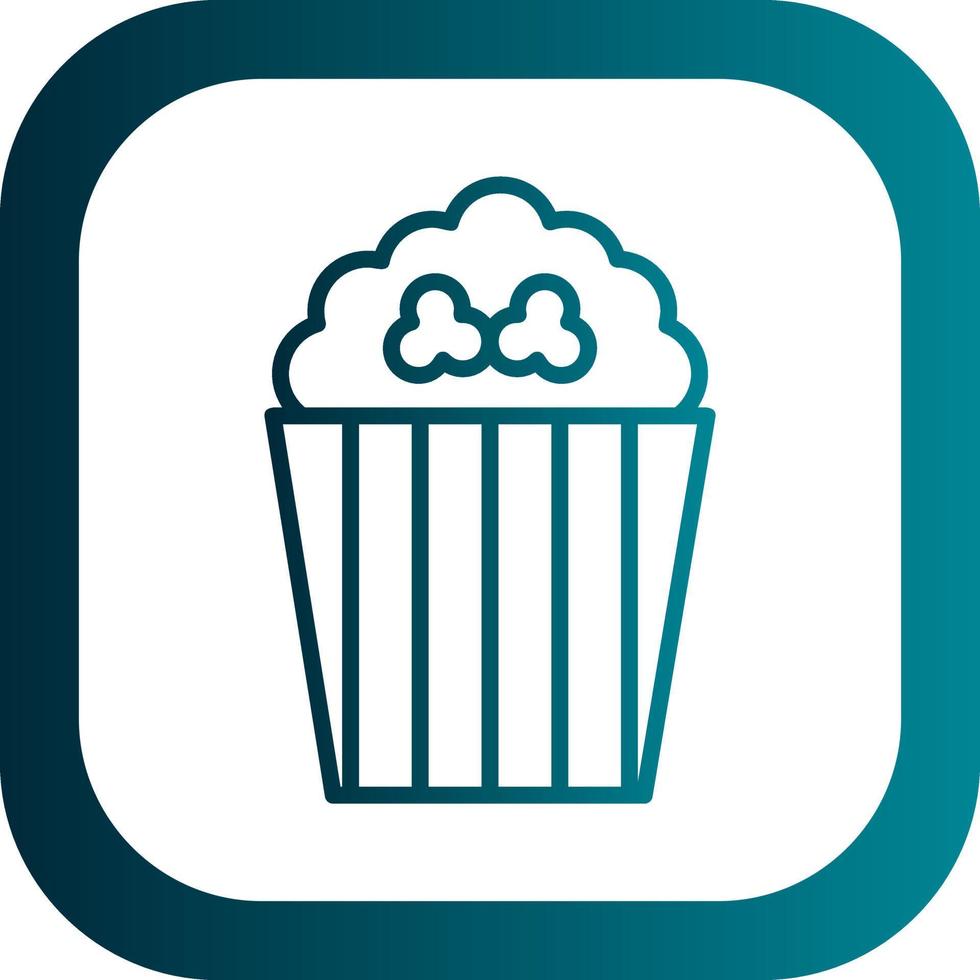 Pop Corn Vector Icon Design