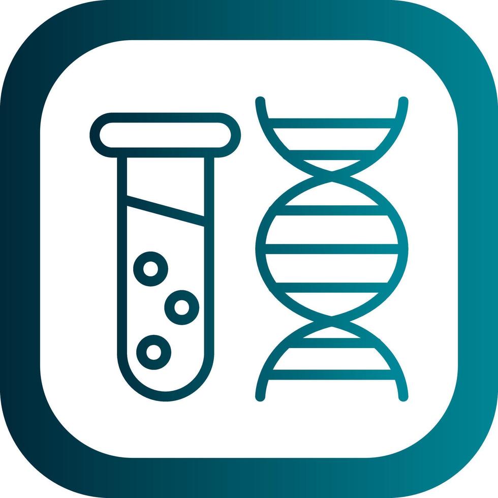 Dna Test Vector Icon Design