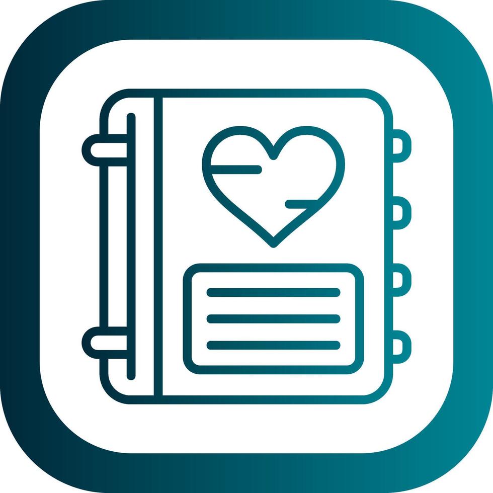 Diary Vector Icon Design
