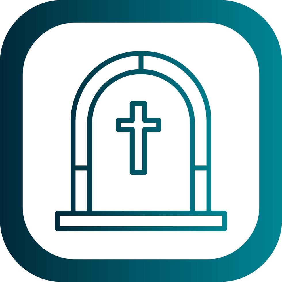 diseño de icono de vector funerario