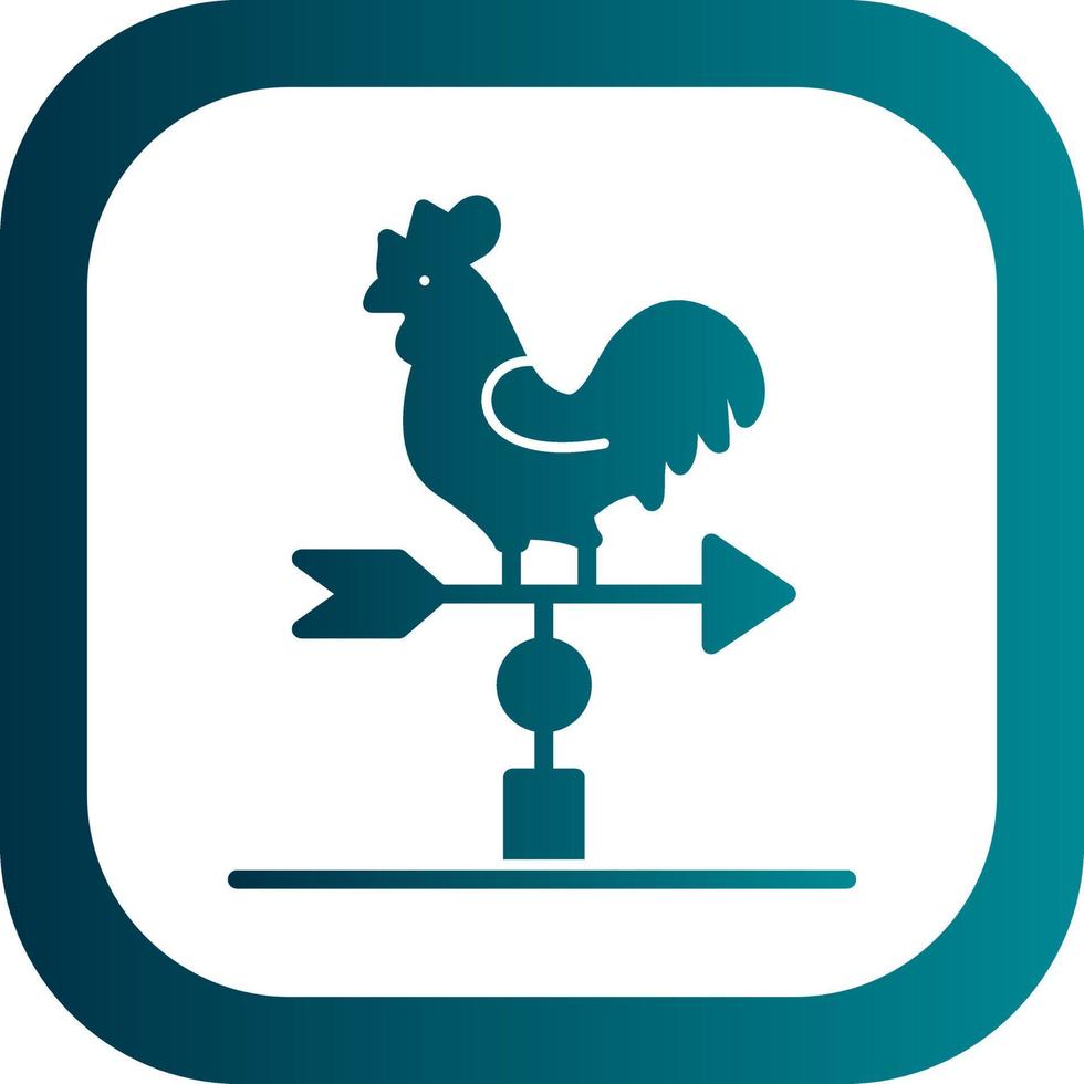 Weather Vane Vector Icon Design