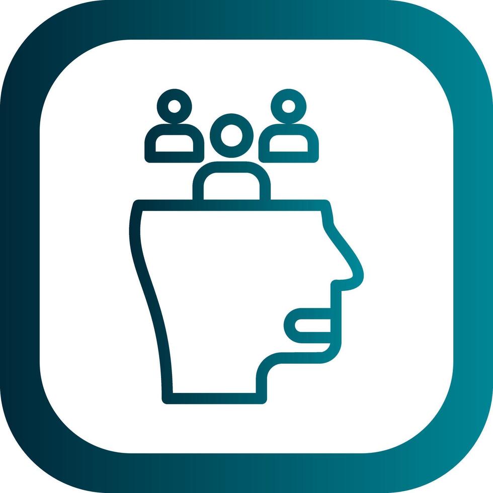 Social Anxiety Vector Icon Design