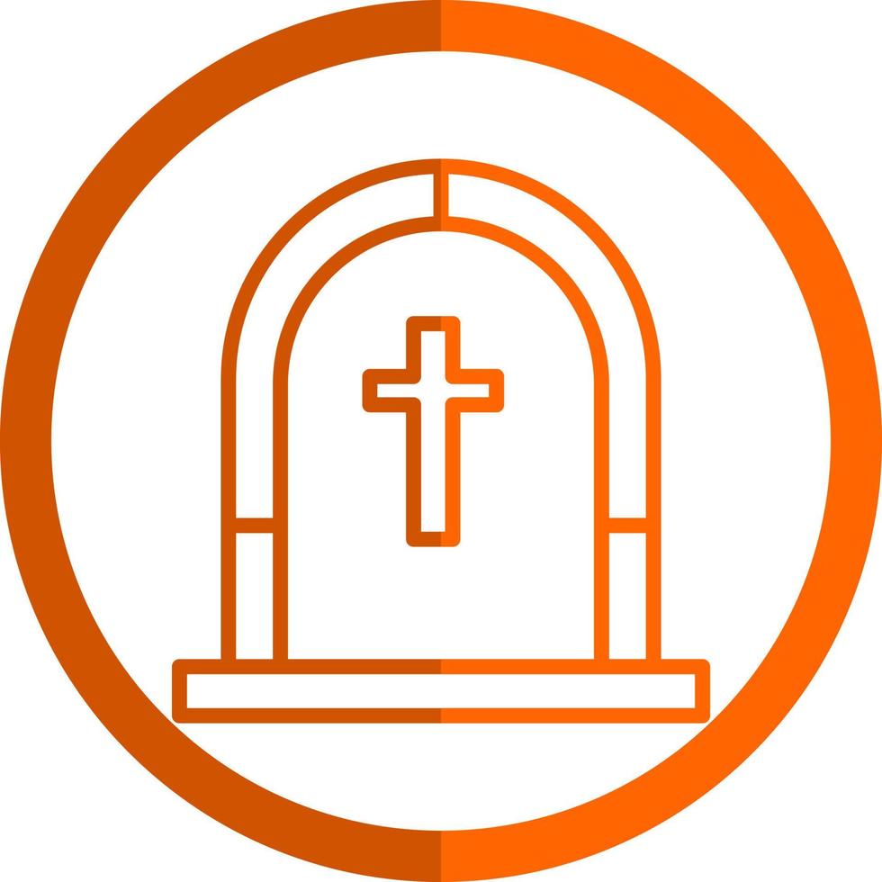 diseño de icono de vector funerario