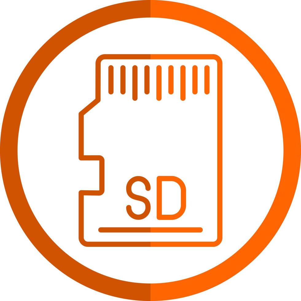 diseño de icono de vector de tarjeta sd