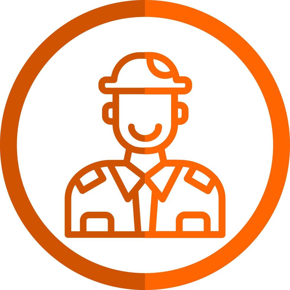 Soldier Vector Icon Design