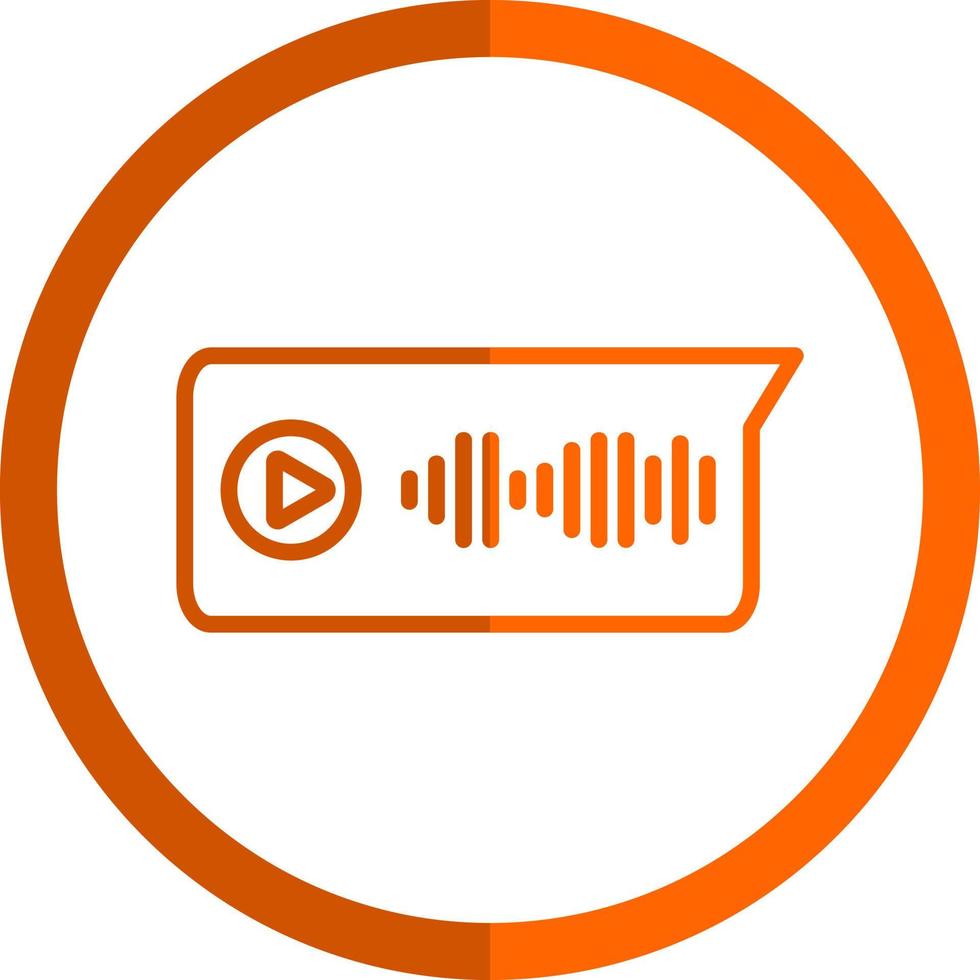 Voice Message Vector Icon Design
