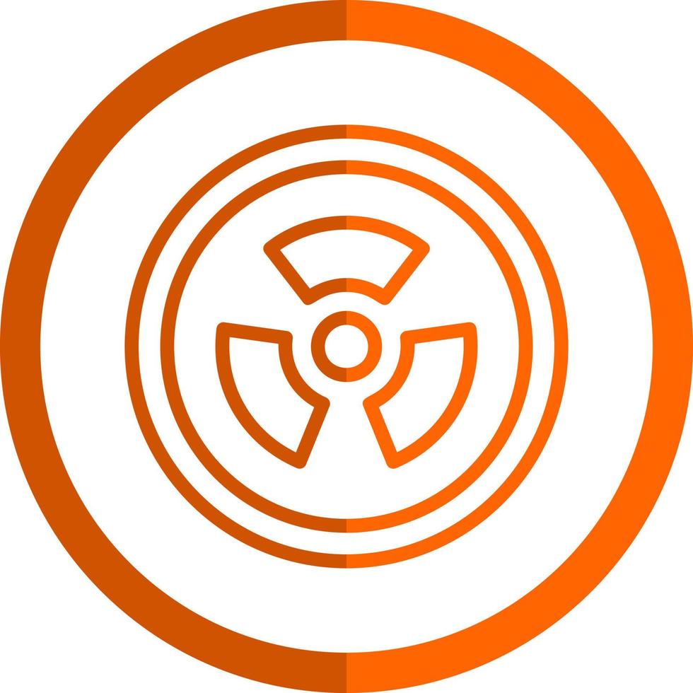 Radioactivity Vector Icon Design