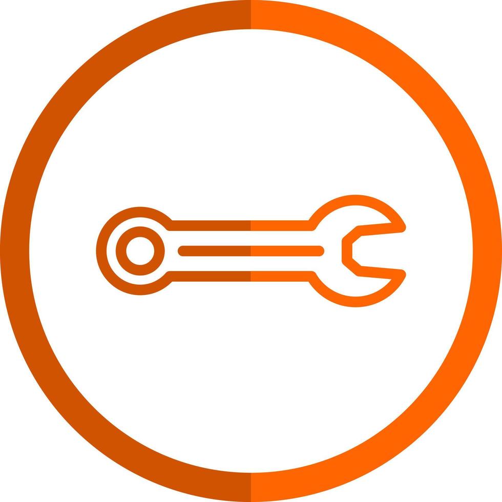 Spanner Vector Icon Design
