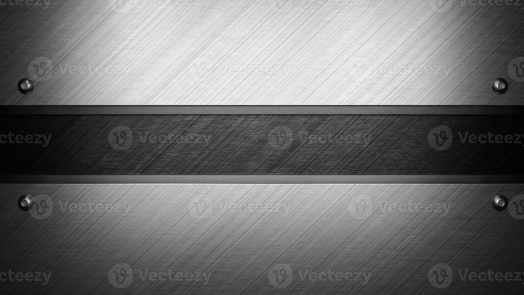 Silver metal background. Brushed metallic texture. 3d rendering photo