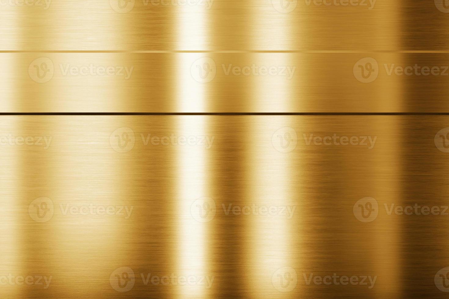 Gold metal background. Brushed metallic texture. 3d rendering photo