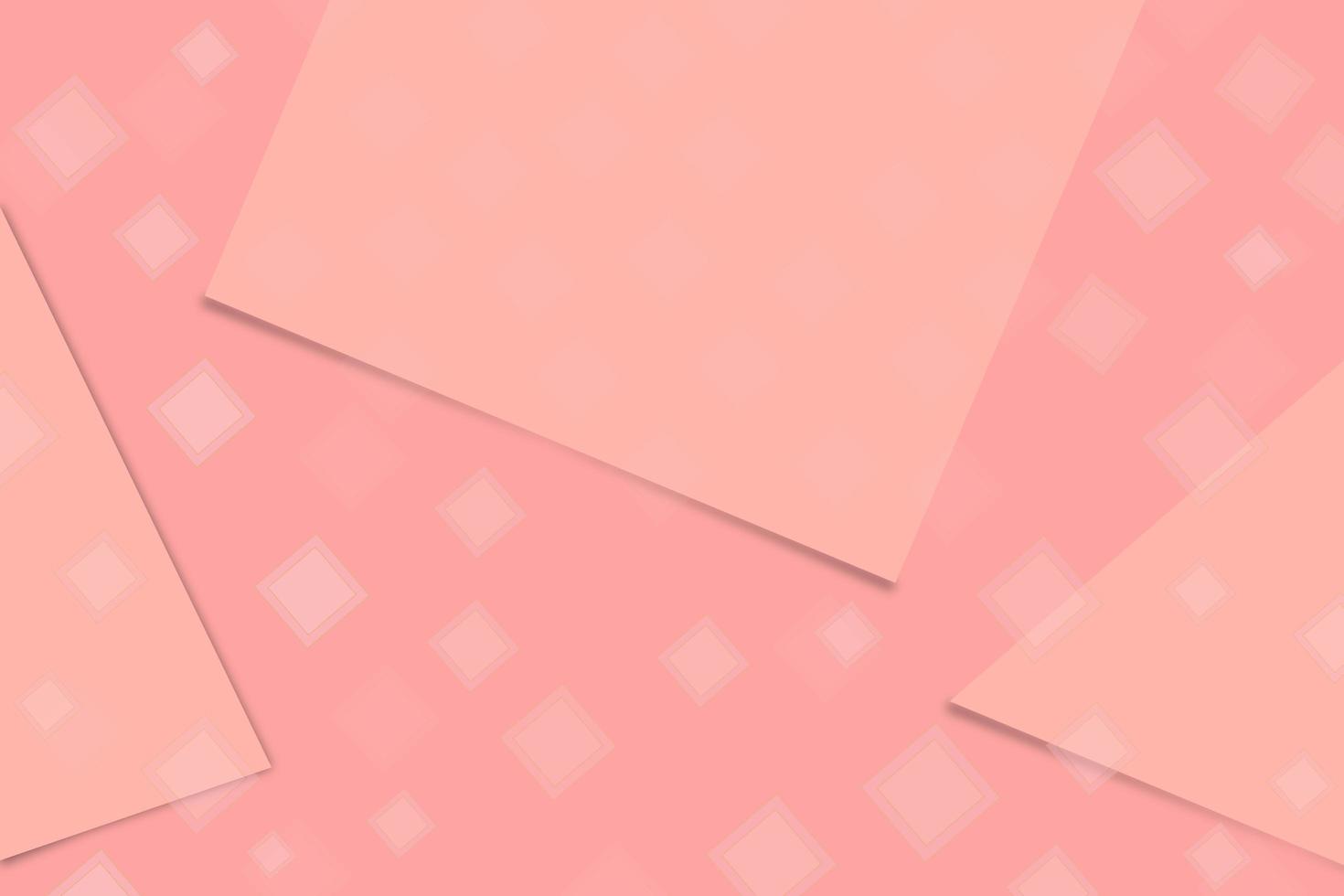 Abstract square paper background. Business card and pink tissue paper background. Background in paper style. Space for text. photo