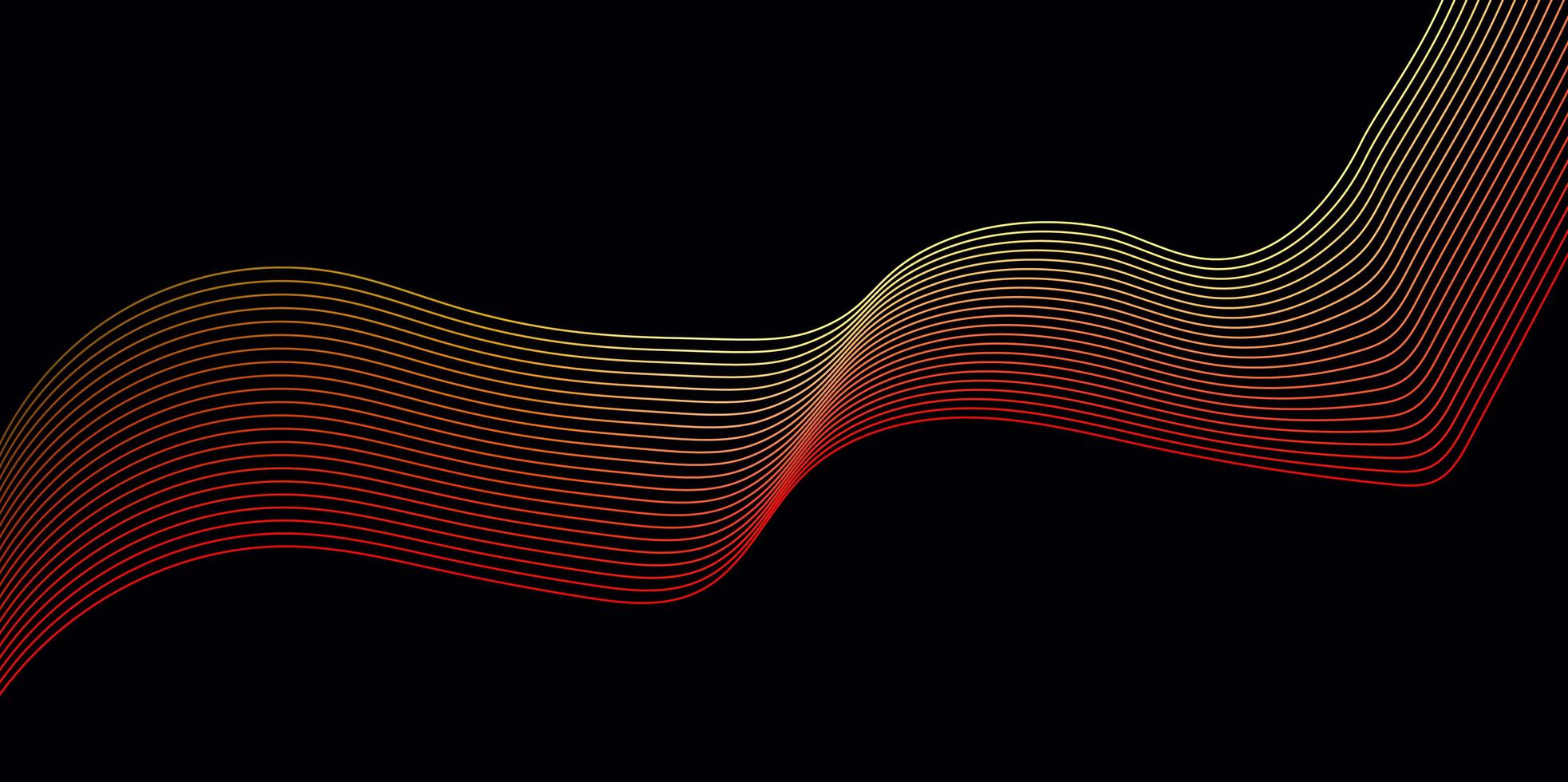 Colorful flow line. Abstract wave line design. Gradient line illustration. Modern style fluid wallpaper. Liquid wave gradient background. photo